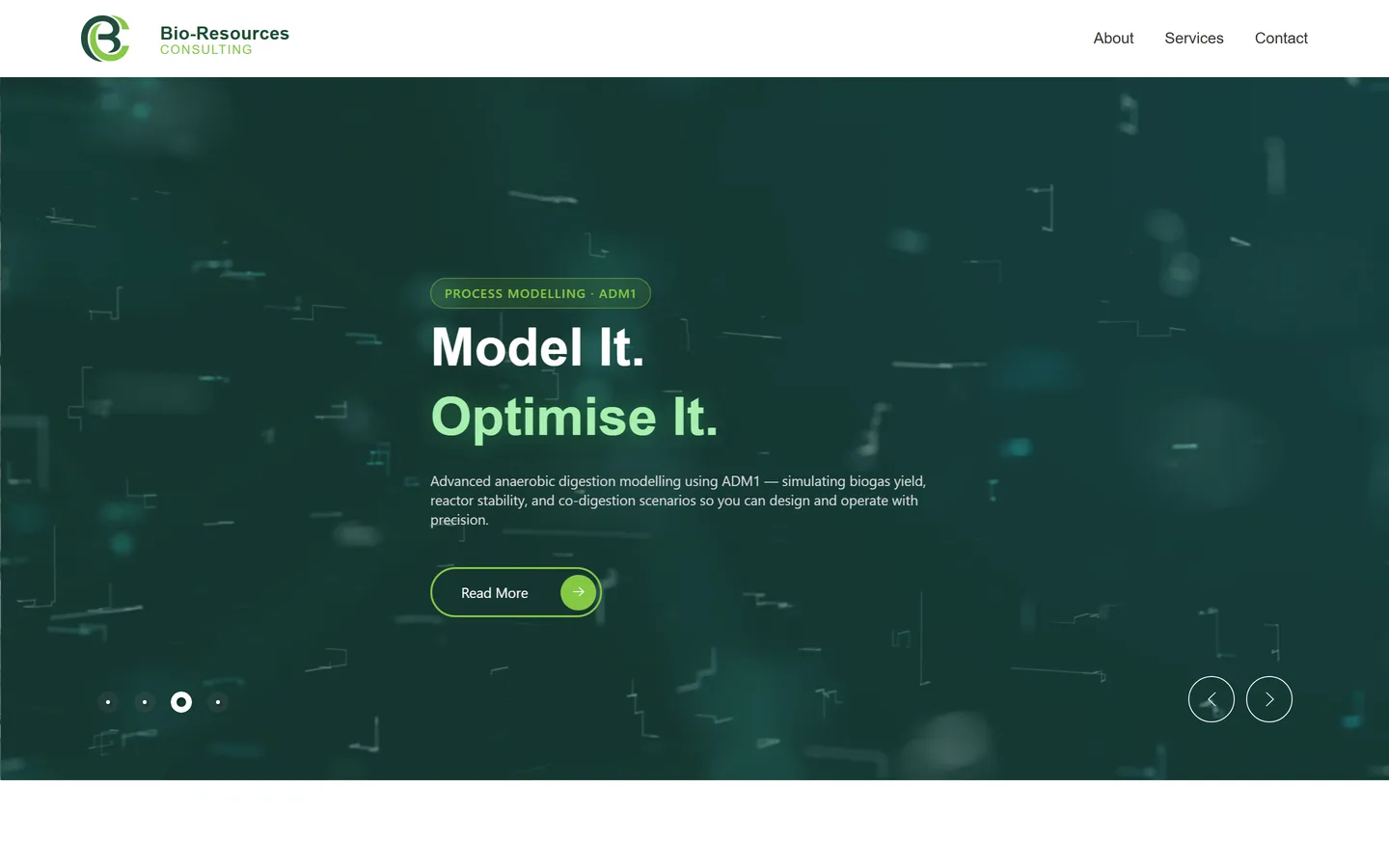 Bio-Resources Consulting – Website-Vorschau