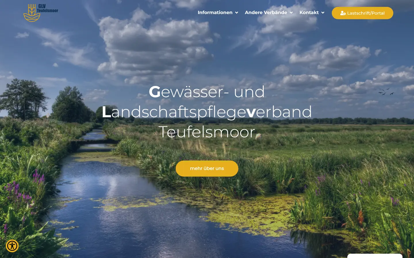 GLV Teufelsmoor – Website-Vorschau