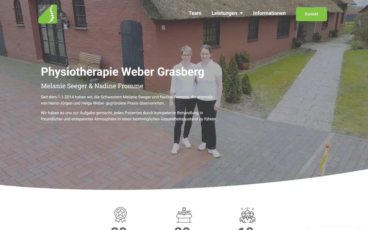 Praxis Weber Grasberg – Website-Vorschau